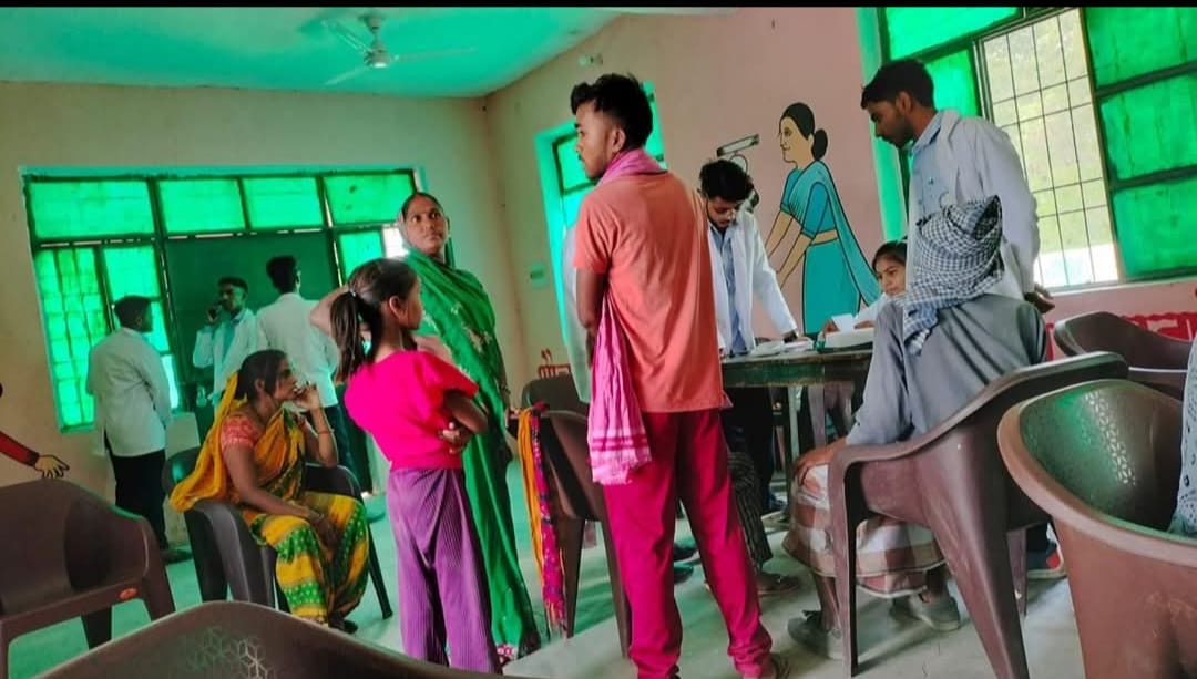 Community health partnership showing healthcare workers serving local population